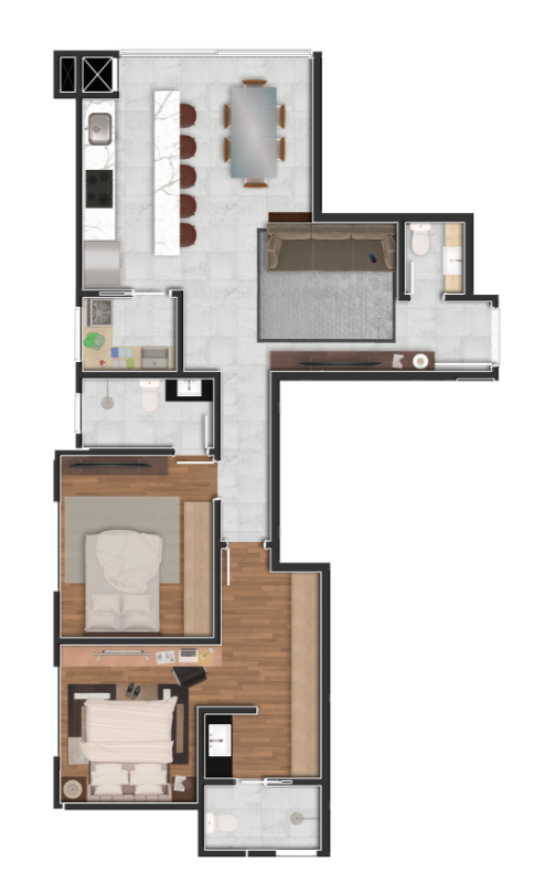 Apartamento – Centro – Timbó / SC