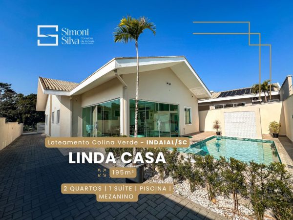 Linda Casa – Loteamento Colina Verde – Indaial/SC