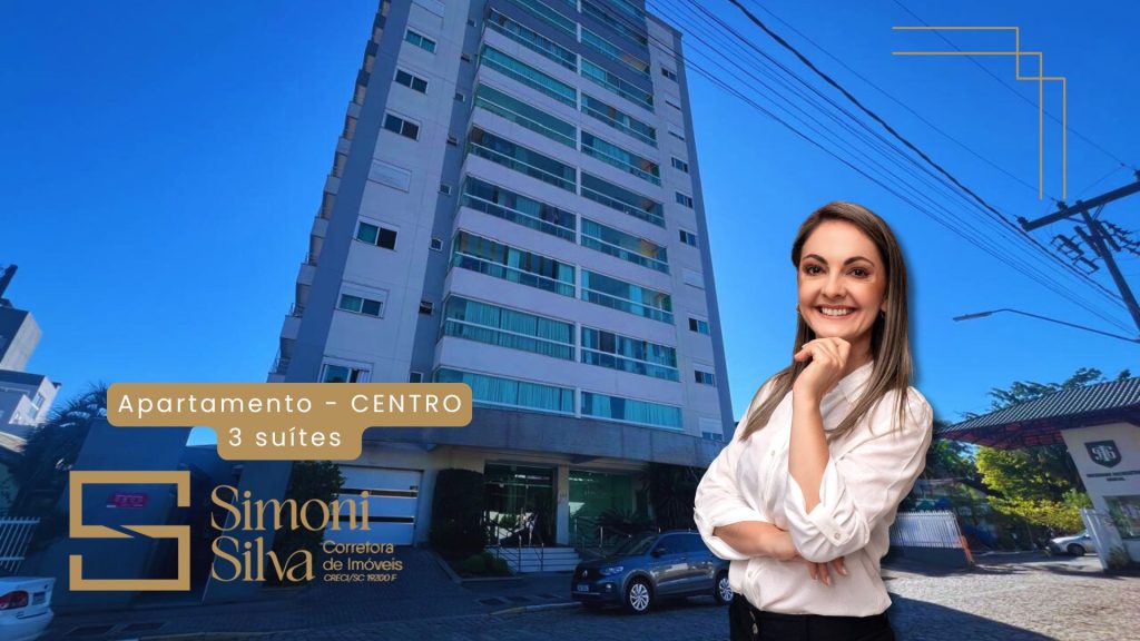 Apartamento 3 suítes – CENTRO – Indaial/SC