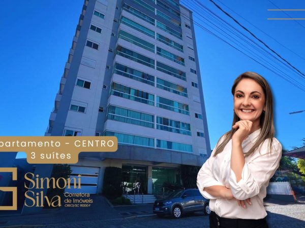 Apartamento 3 suítes – CENTRO – Indaial/SC